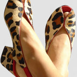 Louison - Sandálias leopardo