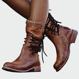 Gabriela - Botins pele
