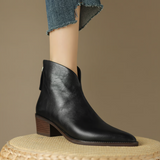 Camila - Botins Luxo Salto Baixo