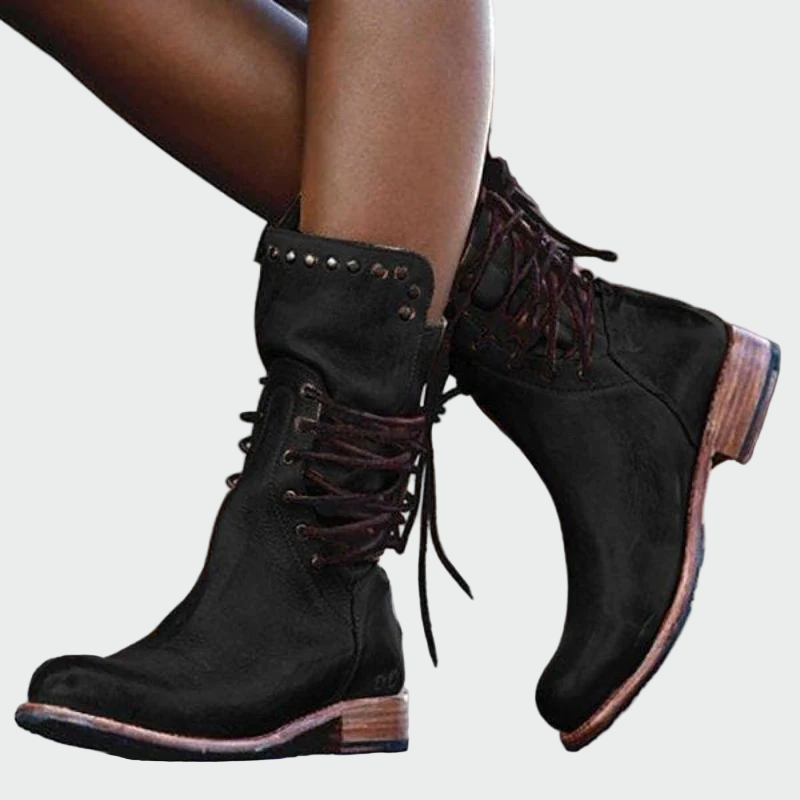 Gabriela - Botins pele