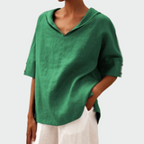 Sílvia - Blusa de linho