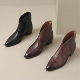 Camila - Botins Luxo Salto Baixo
