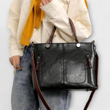 Maria - Bolsa couro elegante