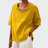 Sílvia - Blusa de linho