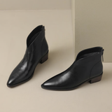 Camila - Botins Luxo Salto Baixo