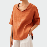 Sílvia - Blusa de linho