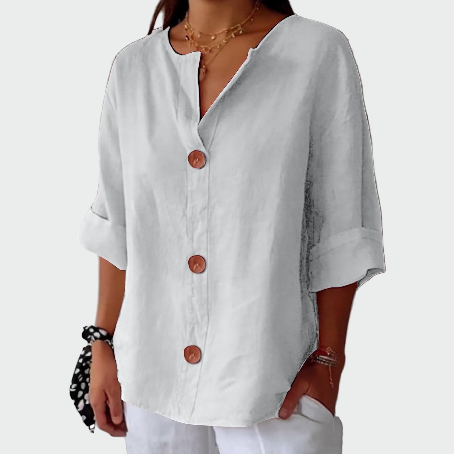 Elvira - Blusa de linho