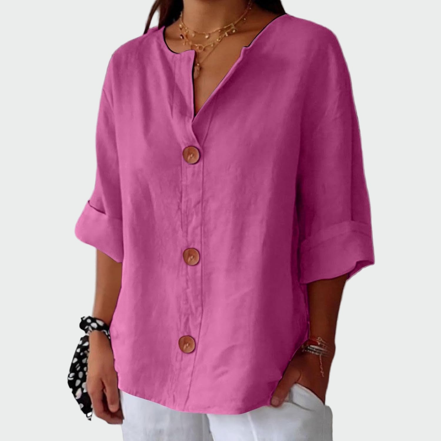Elvira - Blusa de linho