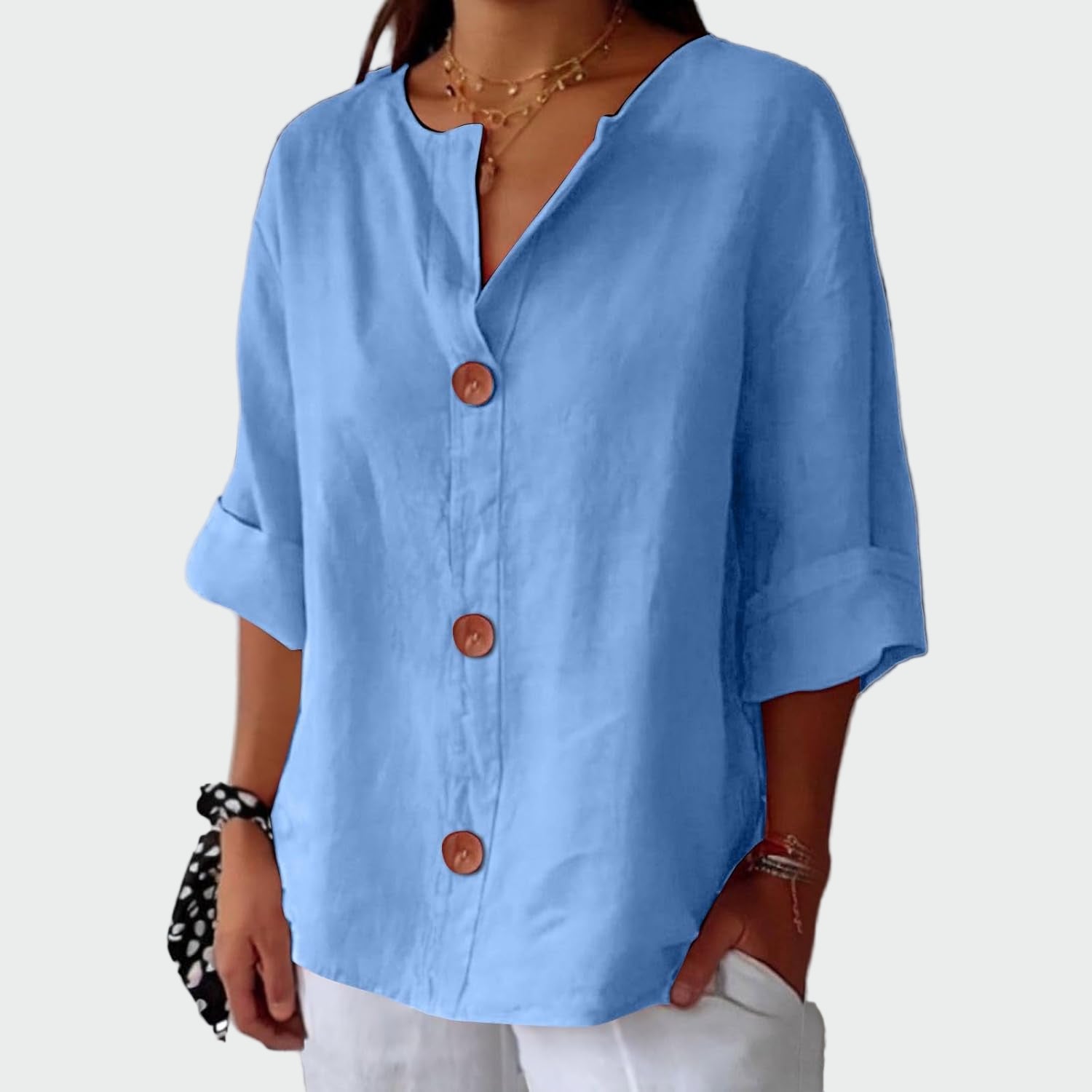 Elvira - Blusa de linho