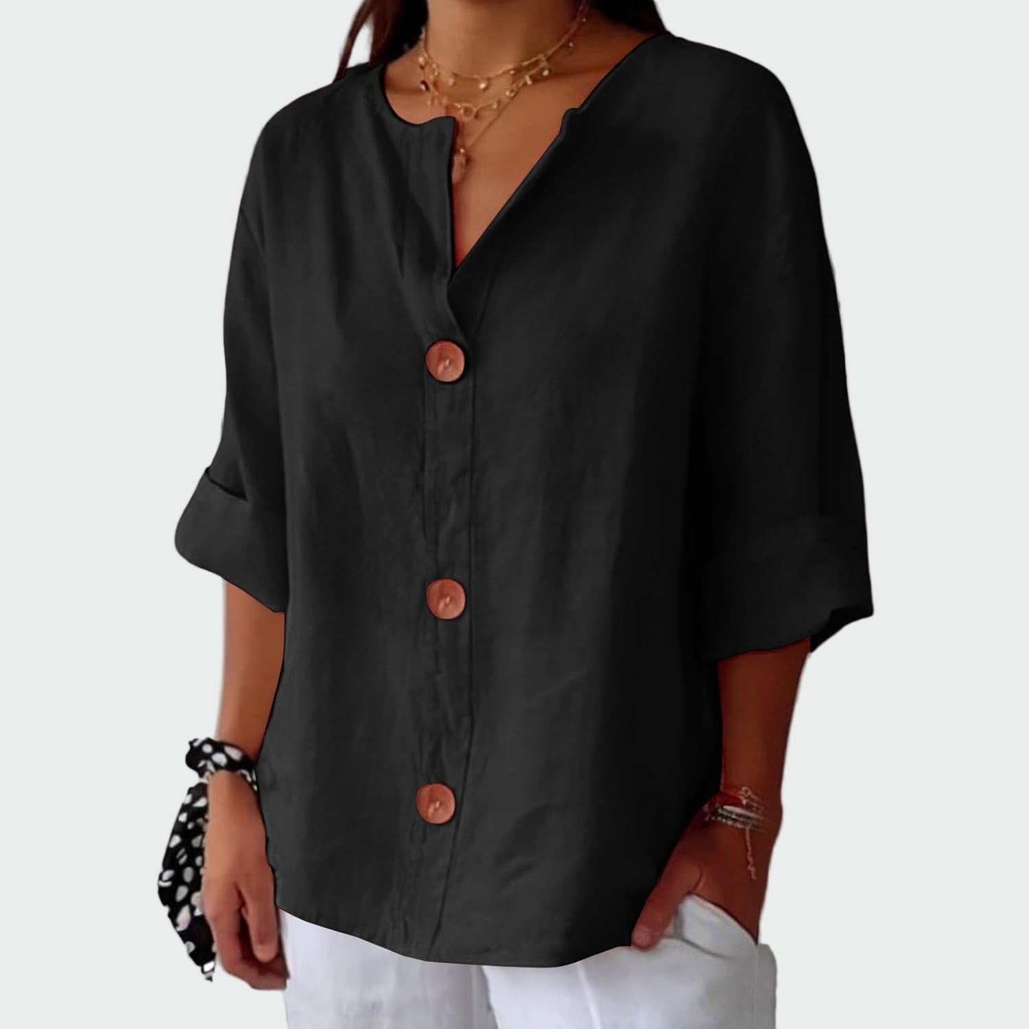 Elvira - Blusa de linho