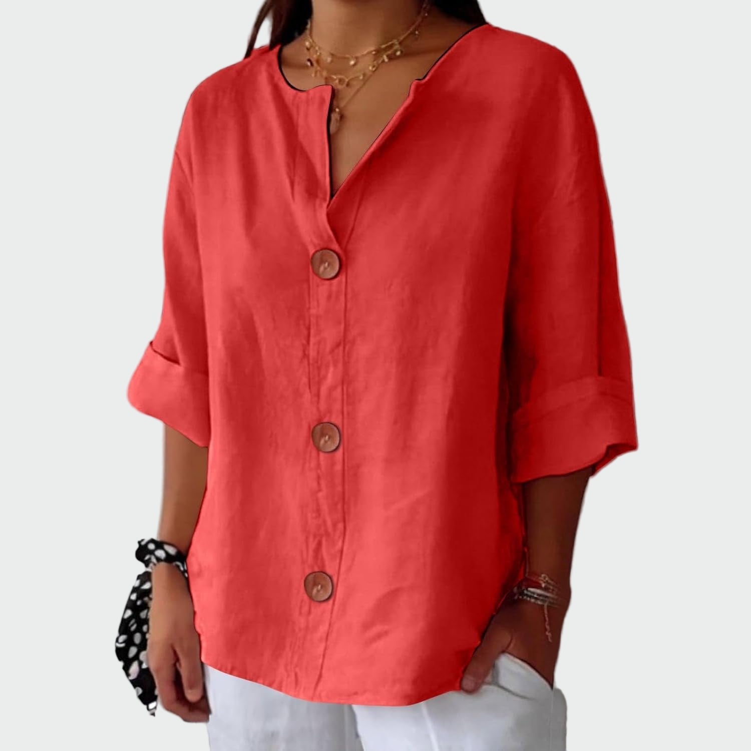 Elvira - Blusa de linho