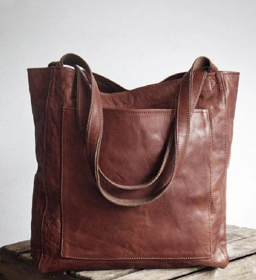Elle - Bolsa clássica pele