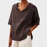Sílvia - Blusa de linho
