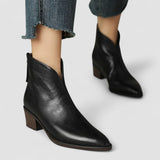Camila - Botins Luxo Salto Baixo