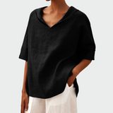 Sílvia - Blusa de linho