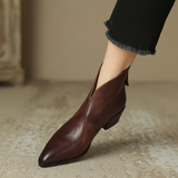 Camila - Botins Luxo Salto Baixo