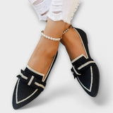 Dalva - Sapatos rasos com nó