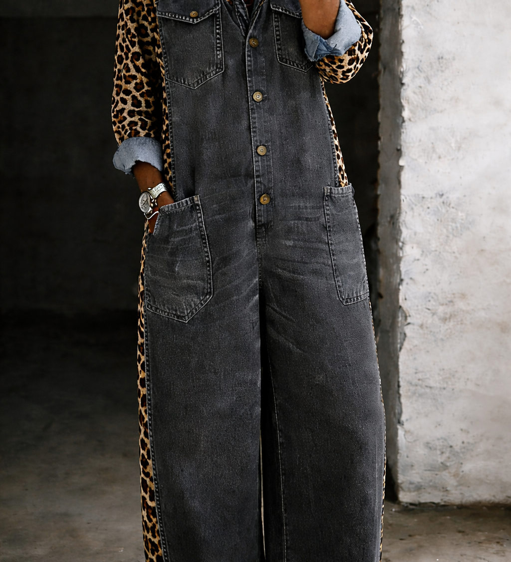 Ariana - Macacão de Denim One Piece