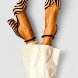 Zebrina - Sandálias zebra