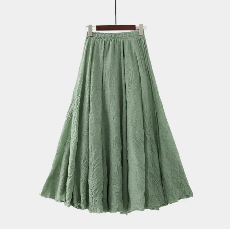 Matilde - Saia elegante com cintura alta