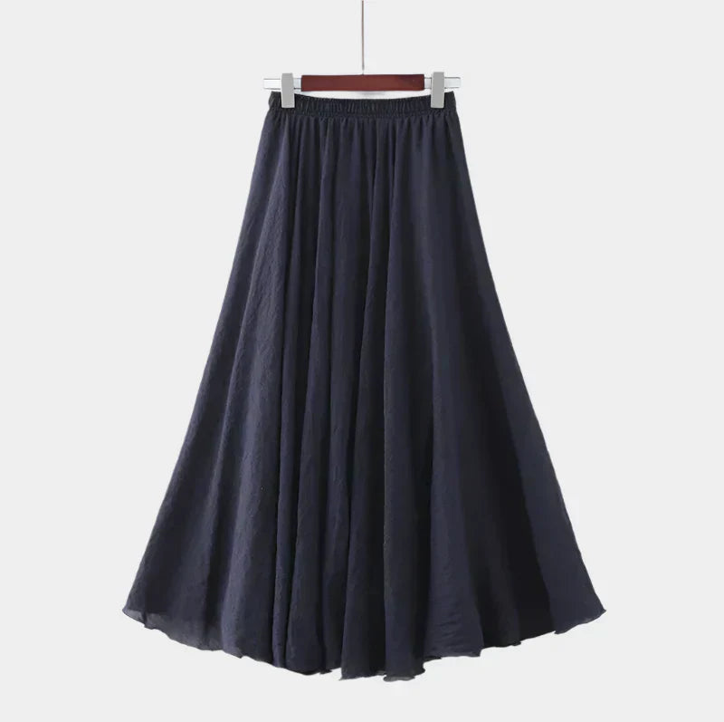 Matilde - Saia elegante com cintura alta