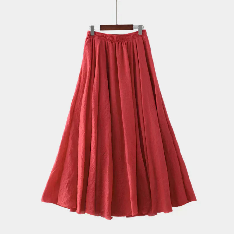 Matilde - Saia elegante com cintura alta