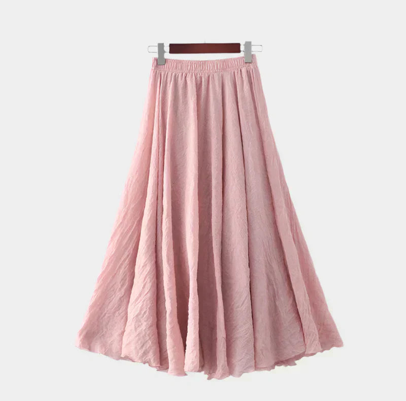 Matilde - Saia elegante com cintura alta