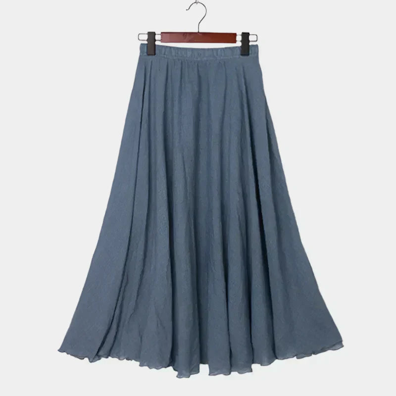 Matilde - Saia elegante com cintura alta