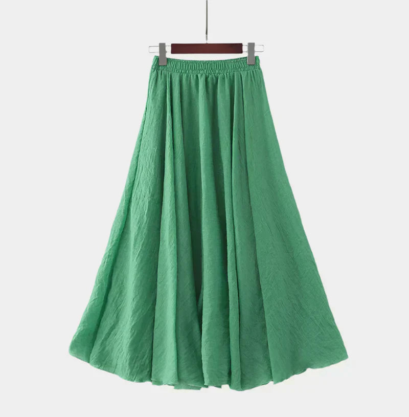 Matilde - Saia elegante com cintura alta