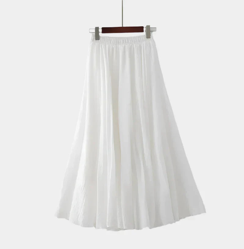 Matilde - Saia elegante com cintura alta