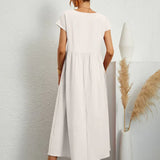 Lucia | Vestido de Algodão com Elegância Descomplicada
