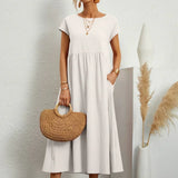 Lucia | Vestido de Algodão com Elegância Descomplicada