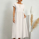 Lucia | Vestido de Algodão com Elegância Descomplicada