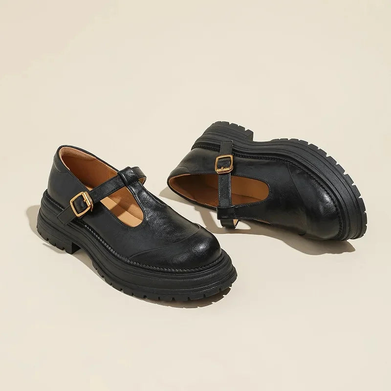 Mary Janes - Sapato de couro