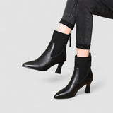 Clara - Botas couro plataforma