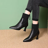 Clara - Botas couro plataforma