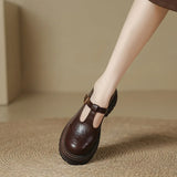 Mary Janes - Sapato de couro