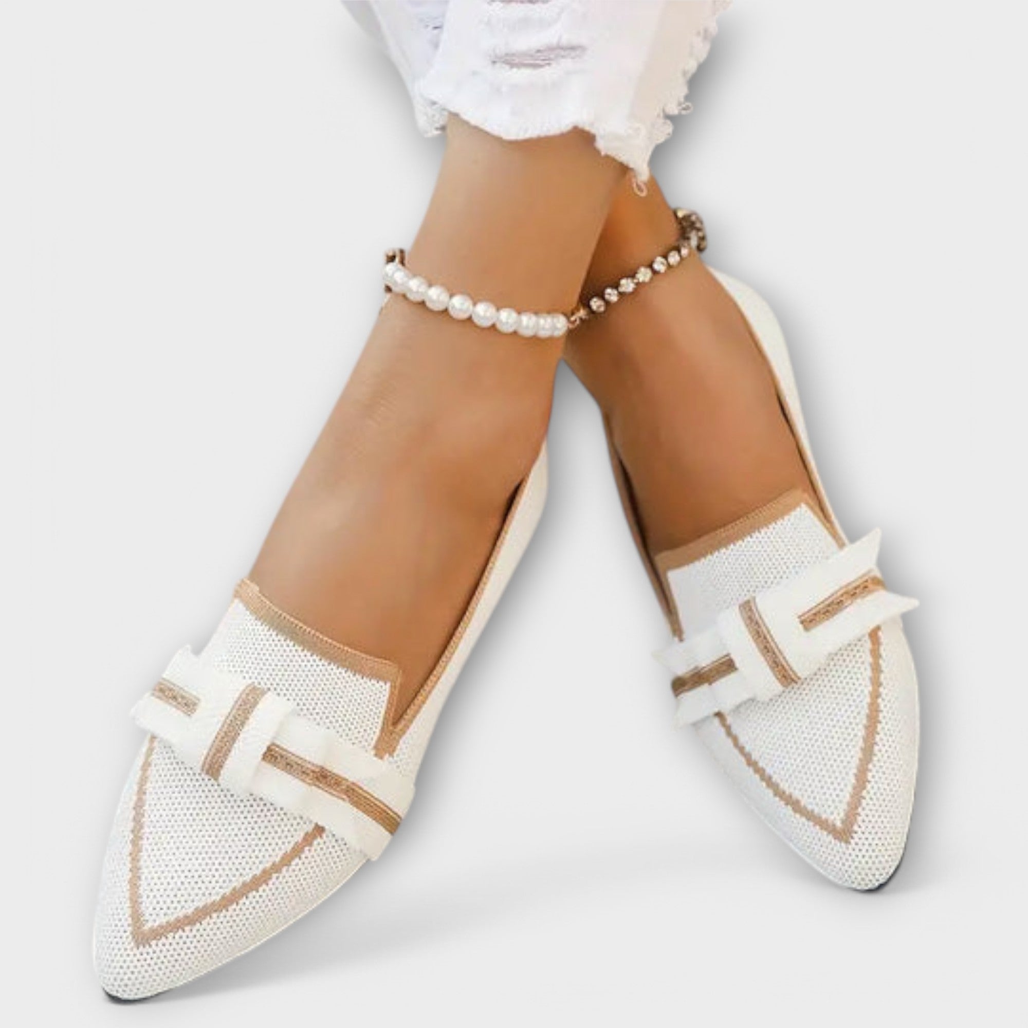 Dalva - Sapatos rasos com nó