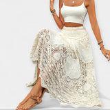 Mimi - Saia midi com renda