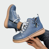 Eduarda - Botas de couro baixo